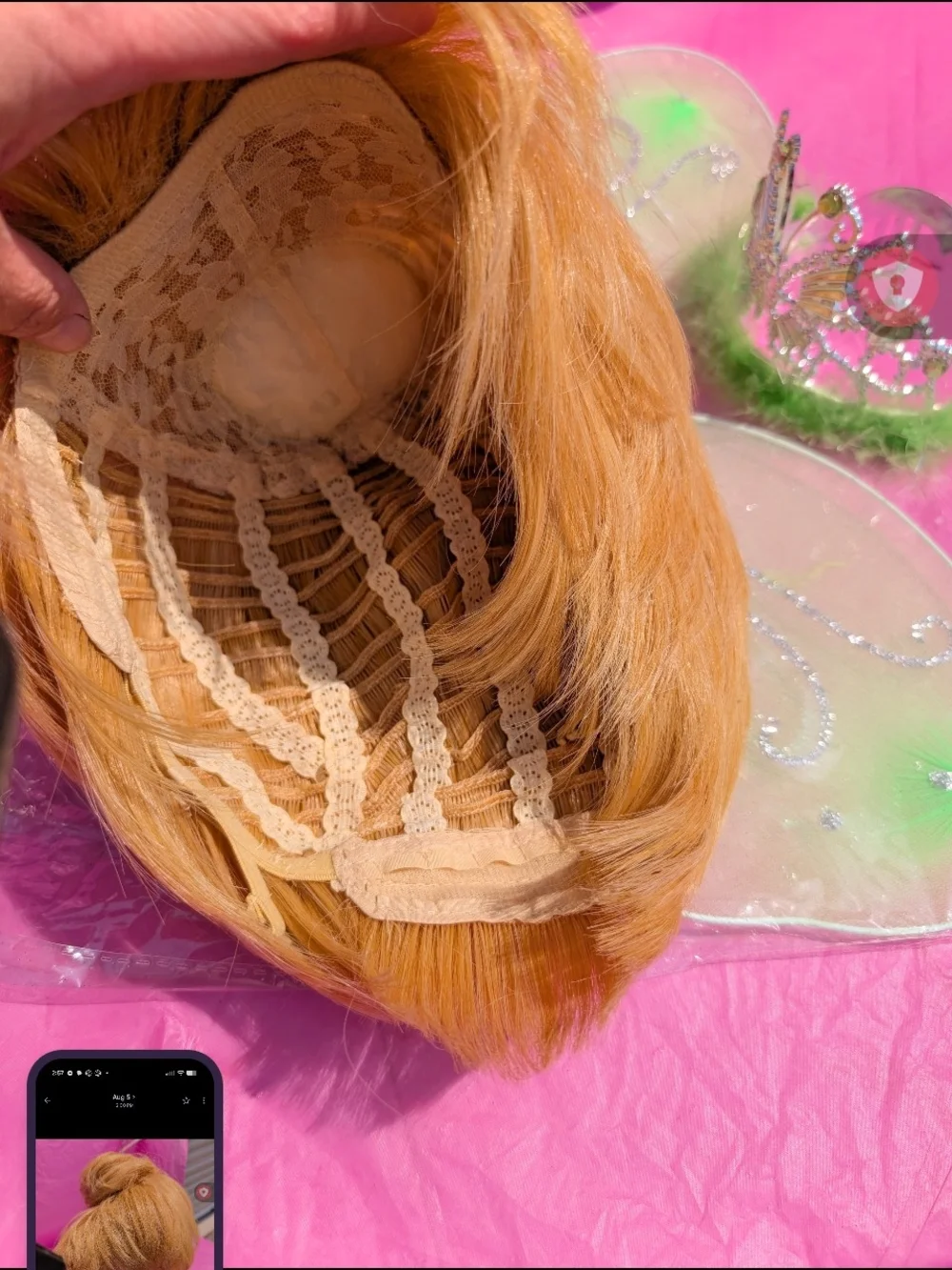 Synthetic Women’s Hair Topknot Bun - Golden Blonde